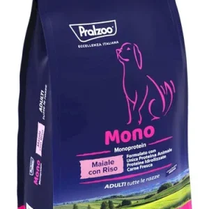 PRALZOO Cane Monoproteico Adulti Maiale con Riso 10Kg