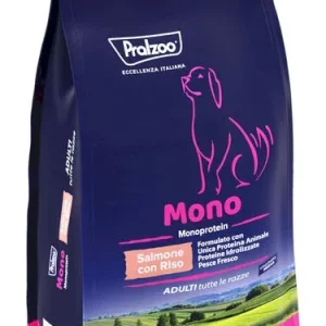 PRALZOO Cane Monoproteico Adulti Salmone con Riso 10Kg