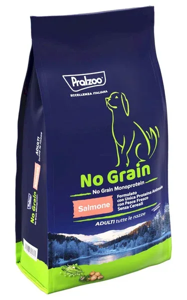PRALZOO Cane No Grain Adulti Salmone 10Kg