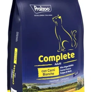PRALZOO Gatto Complete Adulti Hairball Urinary con Carni Bianche 1,5Kg