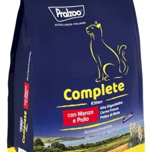 PRALZOO Gatto Complete Kitten con Manzo e Pollo 350gr