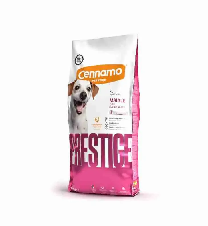 PRESTIGE DOG CROCCHETTE CANE MINI MONOPROTEICO ADULT KG 8 MAIALE,