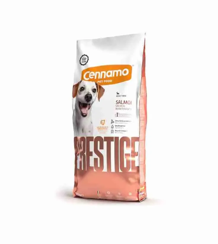 PRESTIGE DOG CROCCHETTE CANE MINI MONOPROTEICO ADULT KG 8 SALMONE,