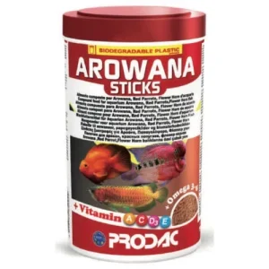 Prodac Arowana Sticks 1200 ml – Alimento completo in stick per Arowana e grandi ciclidi