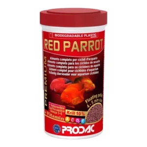 Prodac Red Parrot 1200 ml – Alimento completo in stick per ciclidi Red Parrot