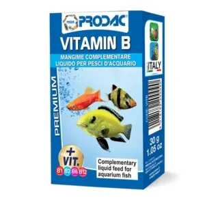 Prodac Vitamin B Gocce 30 gr – Vitamine liquide per pesci d’acquario