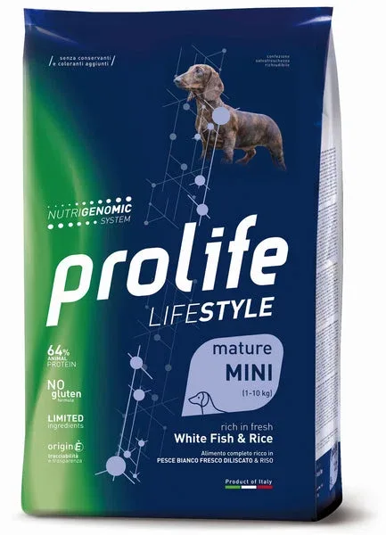 PROLIFE Cane Life Style Adult Light Codfish & Rice Mini 7Kg