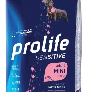 PROLIFE Cane Sensitive Adult Lamb &amp; Rice Mini 7Kg