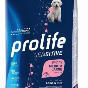 Prolife Cane Sensitive Puppy Lamb &amp; Rice - Medium/Large