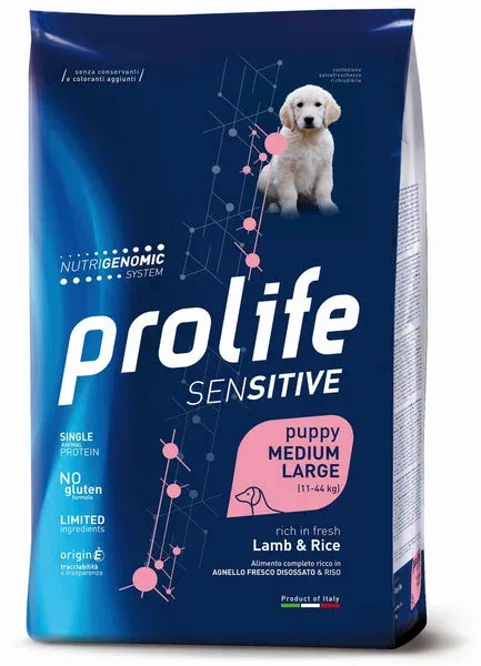 PROLIFE Cane Sensitive Puppy Lamb & Rice Medium/Large 2,5Kg