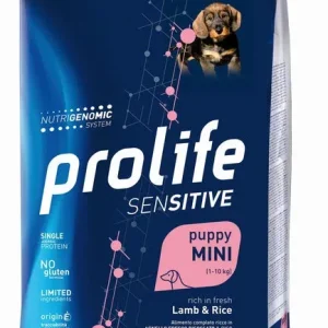 PROLIFE Cane Sensitive Puppy Lamb &amp; Rice Mini 7Kg