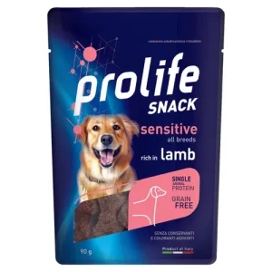 PROLIFE Cane Snack Sensitive Grain Free Lamb 90gr