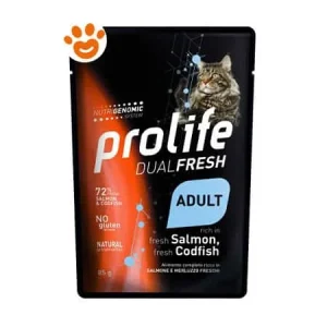Prolife Cat Dualfresh Adult Salmone e Merluzzo