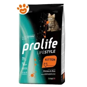 Prolife Cat Lifestyle Kitten Pollo e Riso