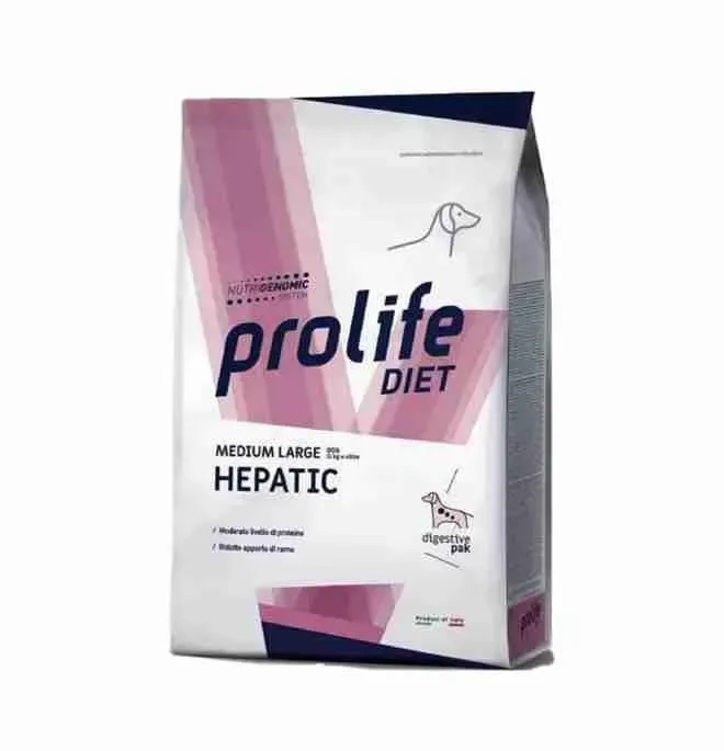 PROLIFE DOG DIET CROCCHETTE CANE HEPATIC KG 8 MEDIIUM LARGE