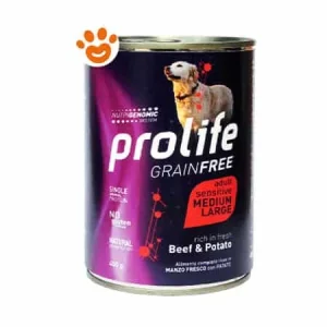 Prolife Dog Grainfree Adult Medium Large Manzo e Patate