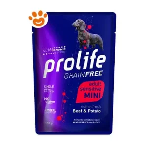 Prolife Dog Grainfree Sensitive Adult Mini Manzo e Patate