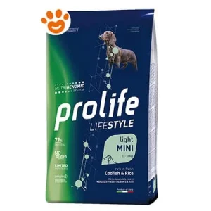 Prolife Dog Lifestyle Light Adult Mini Merluzzo e Riso