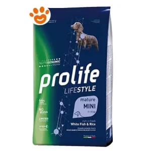 Prolife Dog Lifestyle Mature Adult Mini Pesce Bianco e Riso