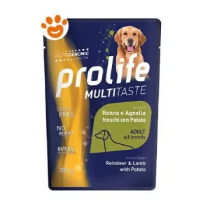 Prolife Dog Multi Taste Adult All Breeds con Renna, Agnello e Patate