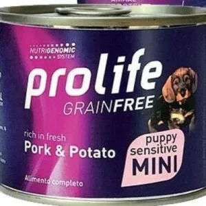 Prolife Dog Sensitive Puppy Pork &amp; Potato Mini – 200 Gr
