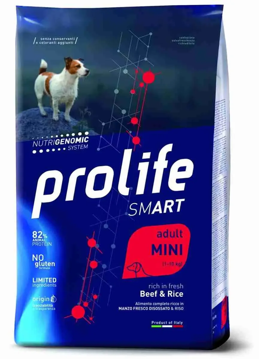 PROLIFE DOG SMART CROCCHETTE CANE ADULT MINI MANZO KG 2