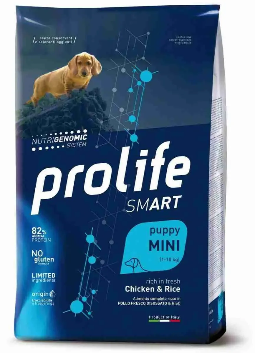 PROLIFE DOG SMART CROCCHETTE CANE PUPPY MINI POLLO KG 7