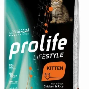 PROLIFE Gatto Life Style Kitten Chicken &amp; Rice 1,5Kg