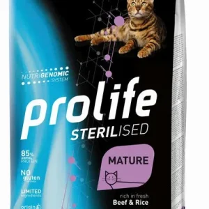 PROLIFE Gatto Sterilised Mature Beef &amp; Rice 7Kg