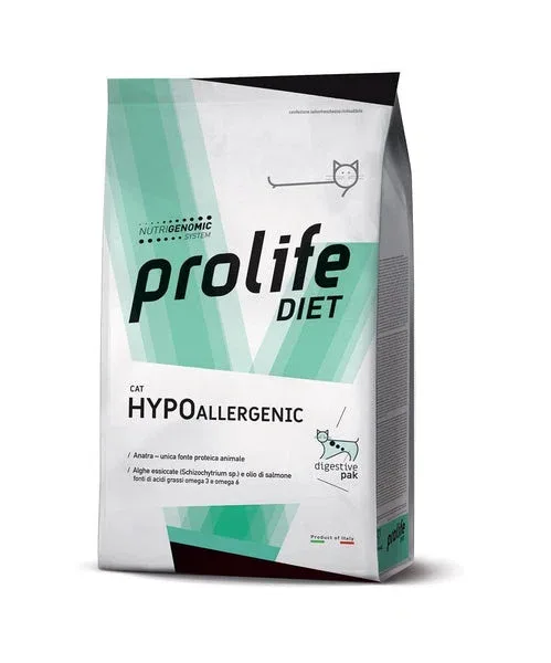 Prolife Hypoallergenic Per Gatti Con Anatra