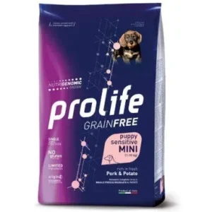 Prolife Sensitive Puppy Mini Maiale E Patate per Cani
