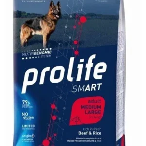 Prolife Smart Adult Medium/Large Manzo E Riso per Cani