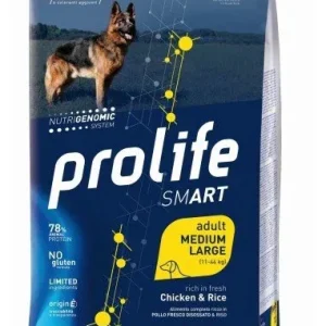 Prolife Smart Adult Medium/Large Pollo E Riso per Cani