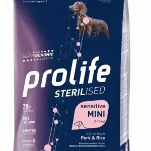 Prolife Sterilised Sensitive Mini Maiale E Riso per Cani