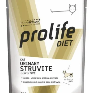 Prolife Urinary Struvite Sensitive Bocconcini Dietetici Per Gatto Per La Dissoluzione Di Calcoli A Base Di Struvite
