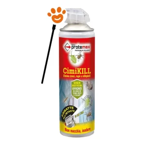 Protemax Cimikill Ragni, Cimici e Millepiedi con Cannuccia Spray