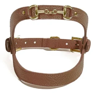Pupet Couture - pettorina in pelle con morsetto