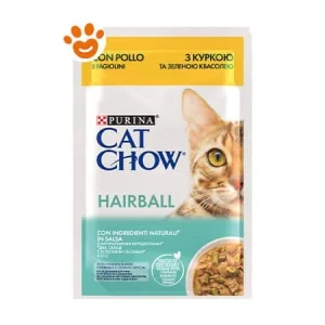 Purina Cat Chow Adult Hairball Pollo e Fagiolini