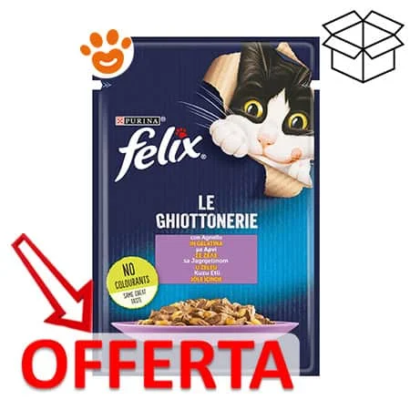 Purina Cat Felix le Ghiottonerie Agnello in Gelatina - Image 2