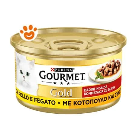 Purina Cat Gourmet Gold Dadini con Fegato e Pollo