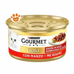 Purina Cat Gourmet Gold Dadini con Manzo