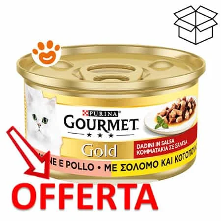 Purina Cat Gourmet Gold Dadini con Salmone e Pollo - Image 2