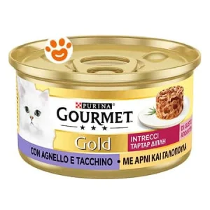 Purina Cat Gourmet Gold Intrecci di Gusto Agnello e Tacchino