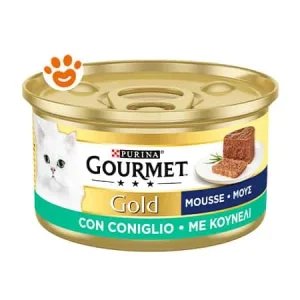 Purina Cat Gourmet Gold Mousse con Coniglio
