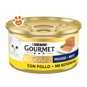 Purina Cat Gourmet Gold Mousse con Pollo