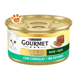 Purina Cat Gourmet Gold Patè con Coniglio