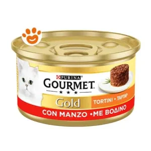 Purina Cat Gourmet Gold Tortini con Manzo