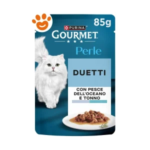 Purina Cat Gourmet Perle Duetti di Mare con Pesce Oceanico e Tonno
