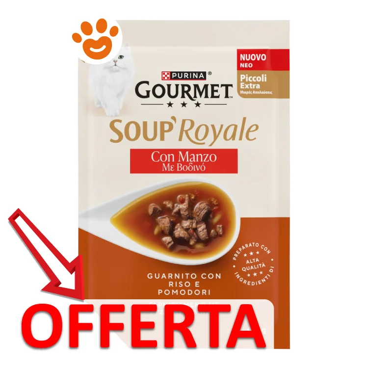 Purina Gourmet Cat Soup Royale Manzo - Image 2