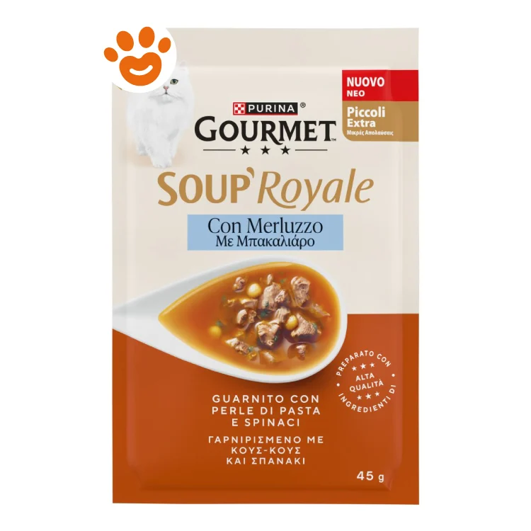 Purina Gourmet Cat Soup Royale Merluzzo